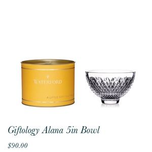 NWT Alana 5” Waterford Bowl